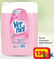 VERNEL YUMUŞATICI GÜLÜN BÜYÜSÜ 5 L